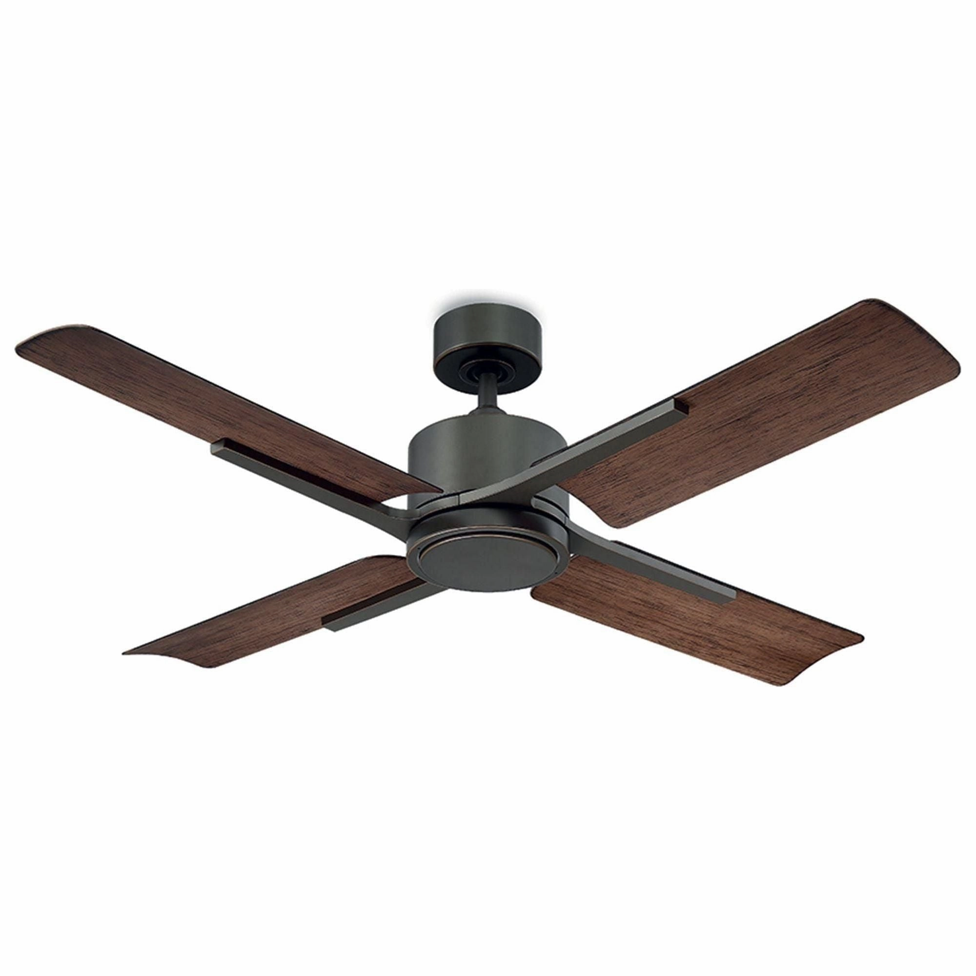 Cervantes Indoor/Outdoor 4-Blade 56" Smart Ceiling Fan with LED Light Kit and Remote Control
