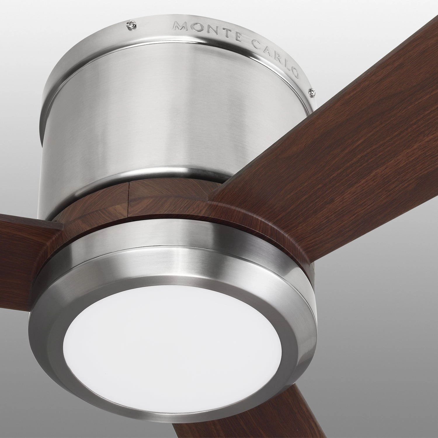 Clarity 42" Ceiling Fan Brushed Steel
