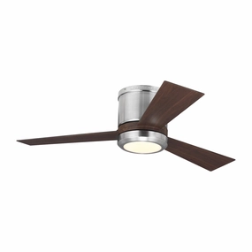 Clarity 42" Ceiling Fan Brushed Steel ifan smart fans for connected homes