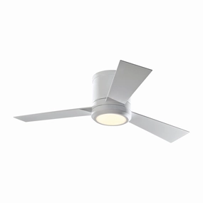 Clarity 42" Ceiling Fan Matte White ifan smart fans for connected homes