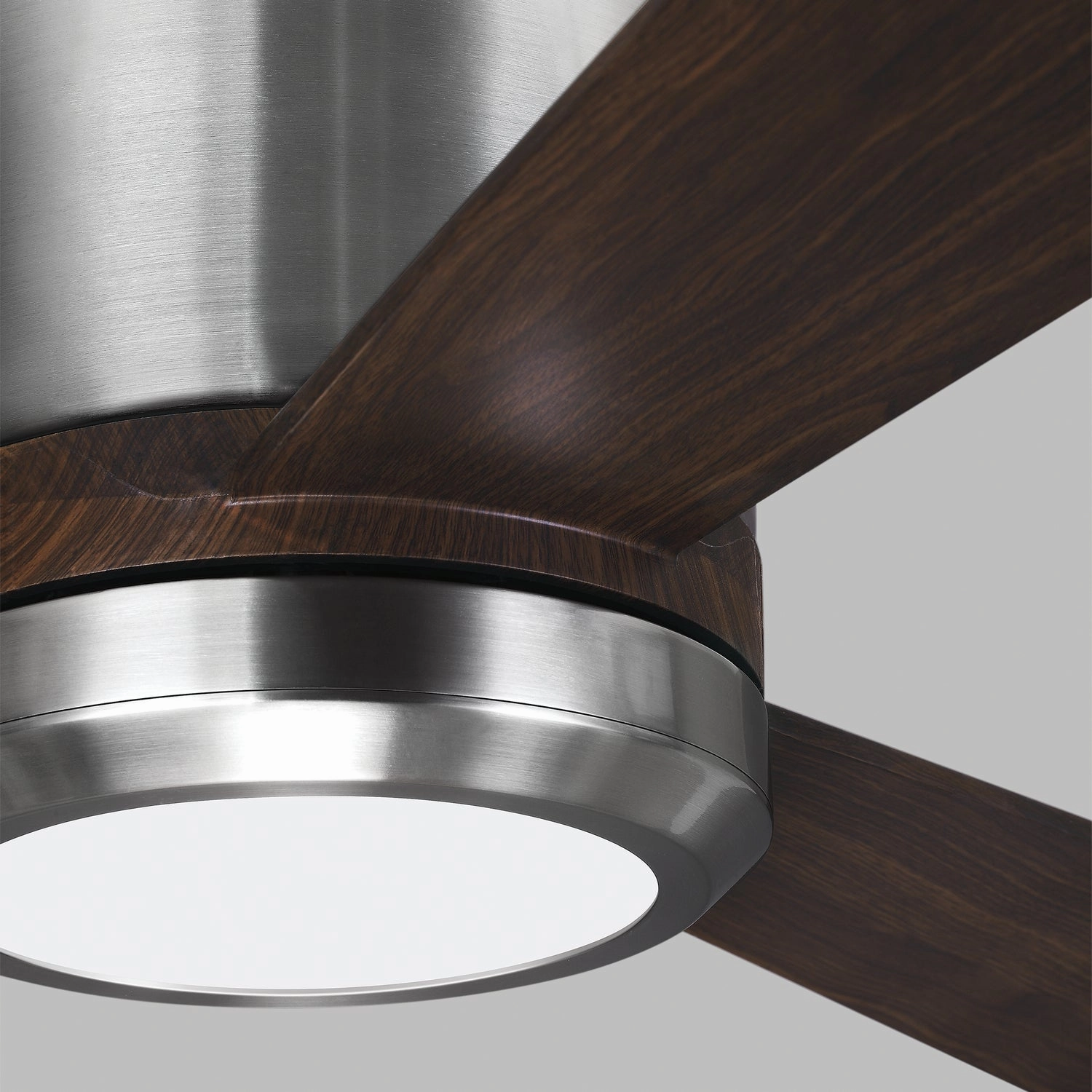 Clarity 52" Ceiling Fan Brushed Steel
