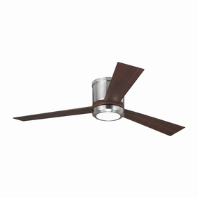 Clarity 52" Ceiling Fan Brushed Steel ifan smart fans for connected homes