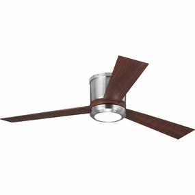 Clarity 52" Hugger LED Ceiling Fan led ceiling fans with light and remote