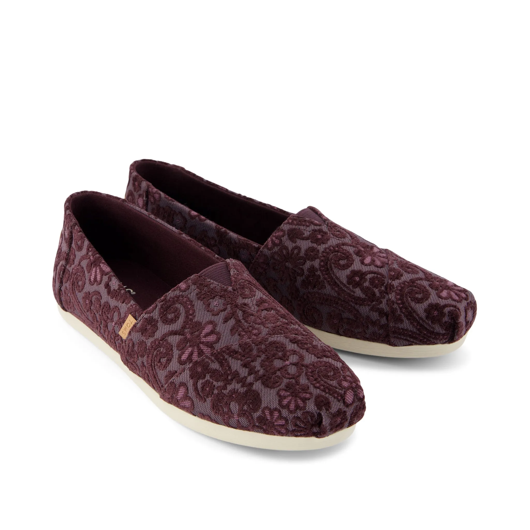 Classic Alpargata Blackberry Floral Brocade