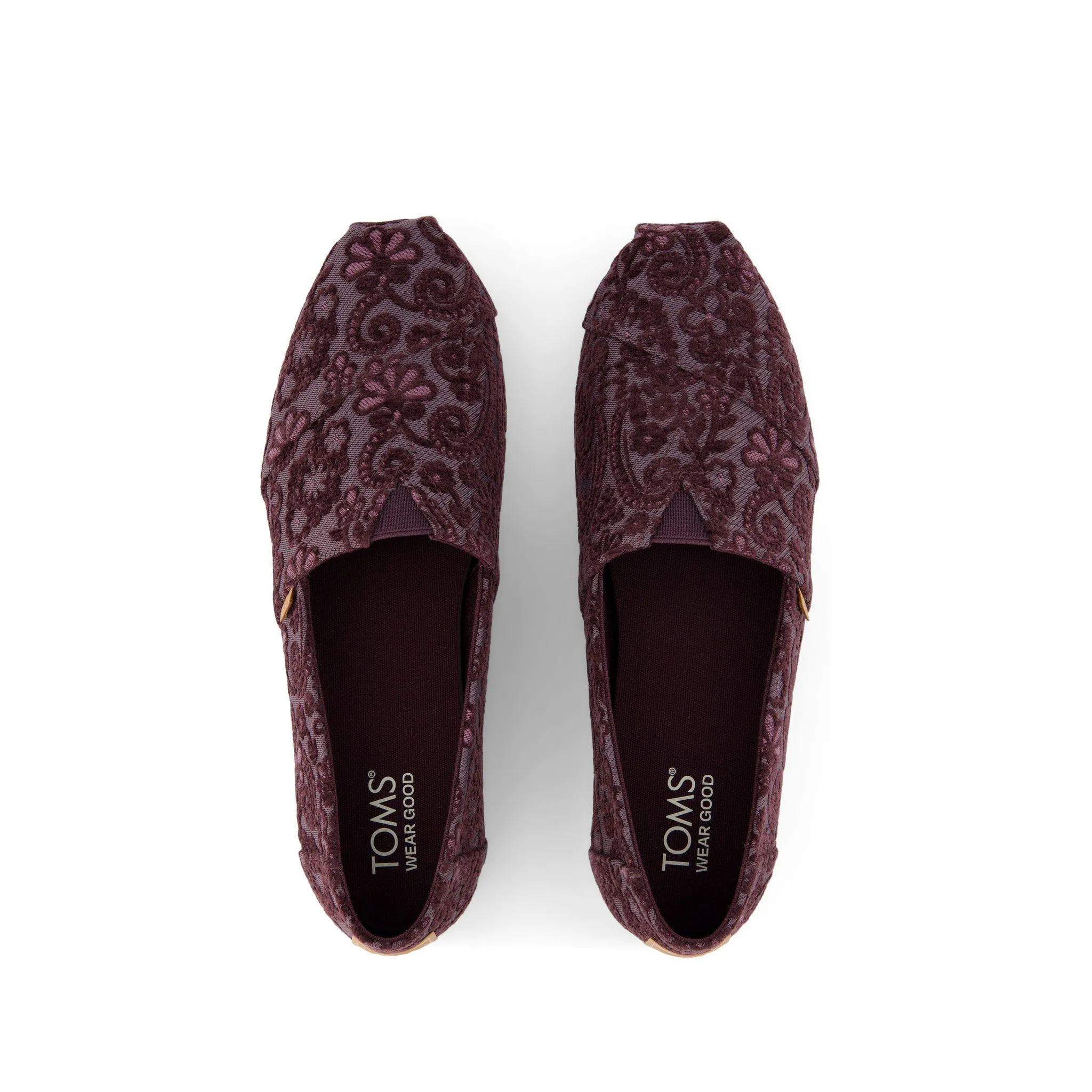 Classic Alpargata Blackberry Floral Brocade