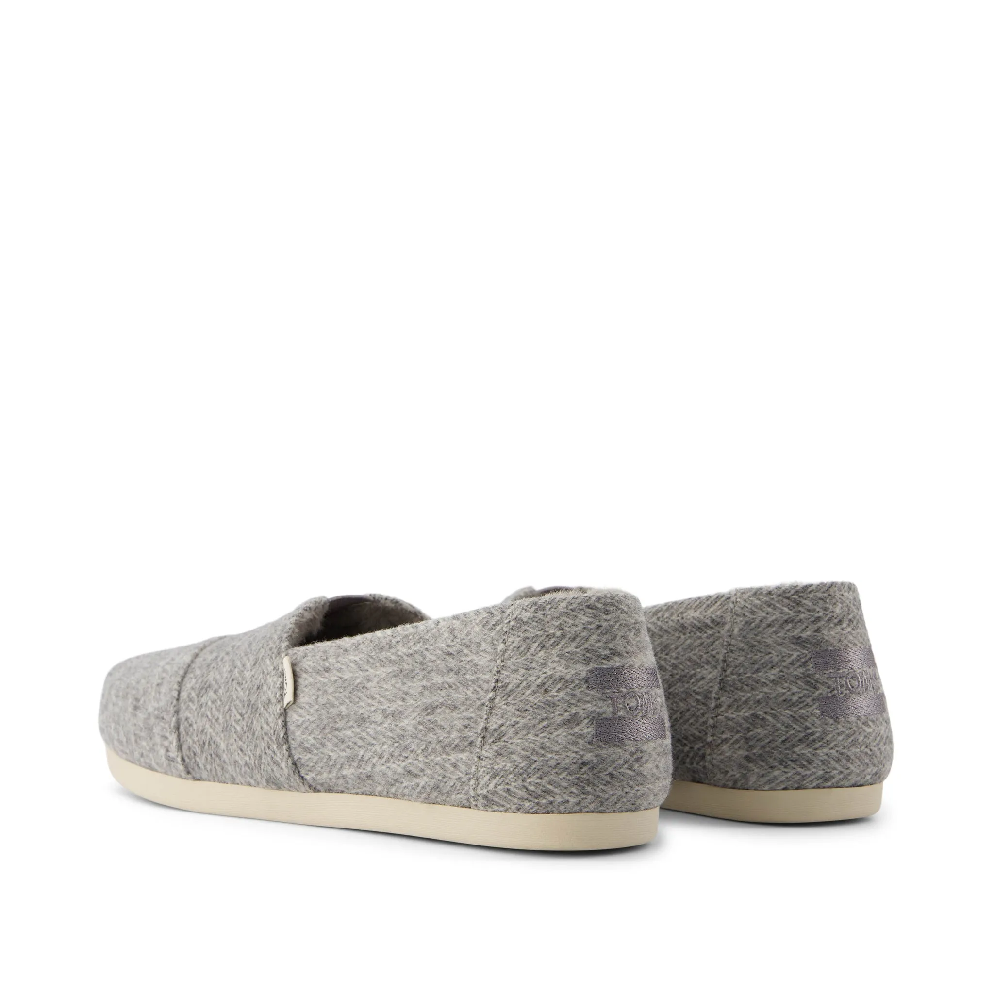 Classic Alpargata Grey Herringbone