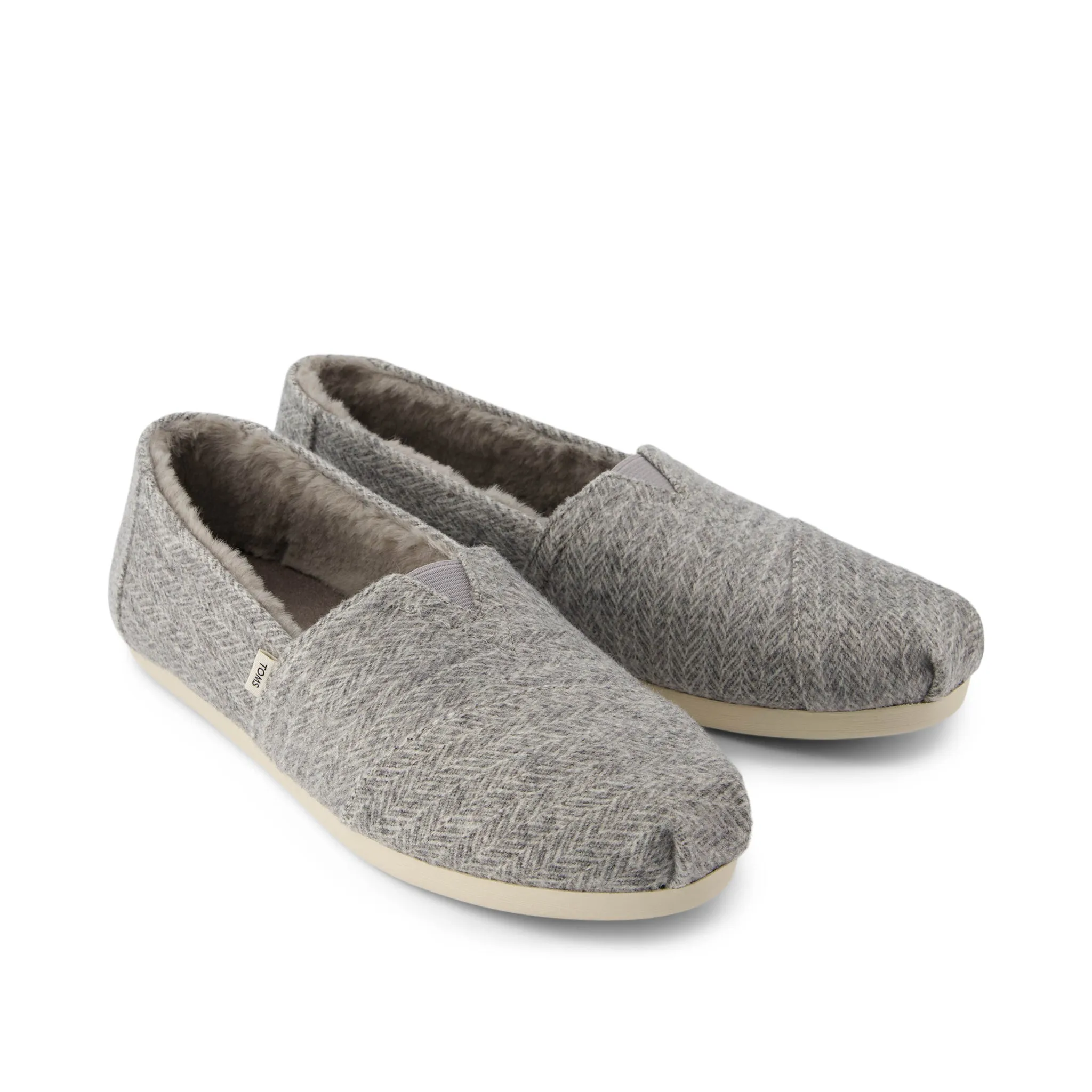 Classic Alpargata Grey Herringbone