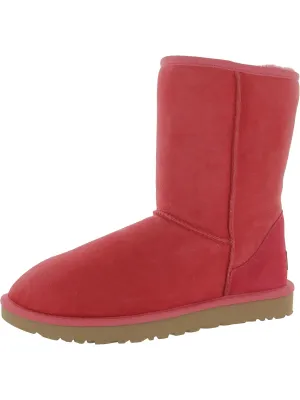 Classic Short II Womens Lined Suede Casual Boots ecco Shoes