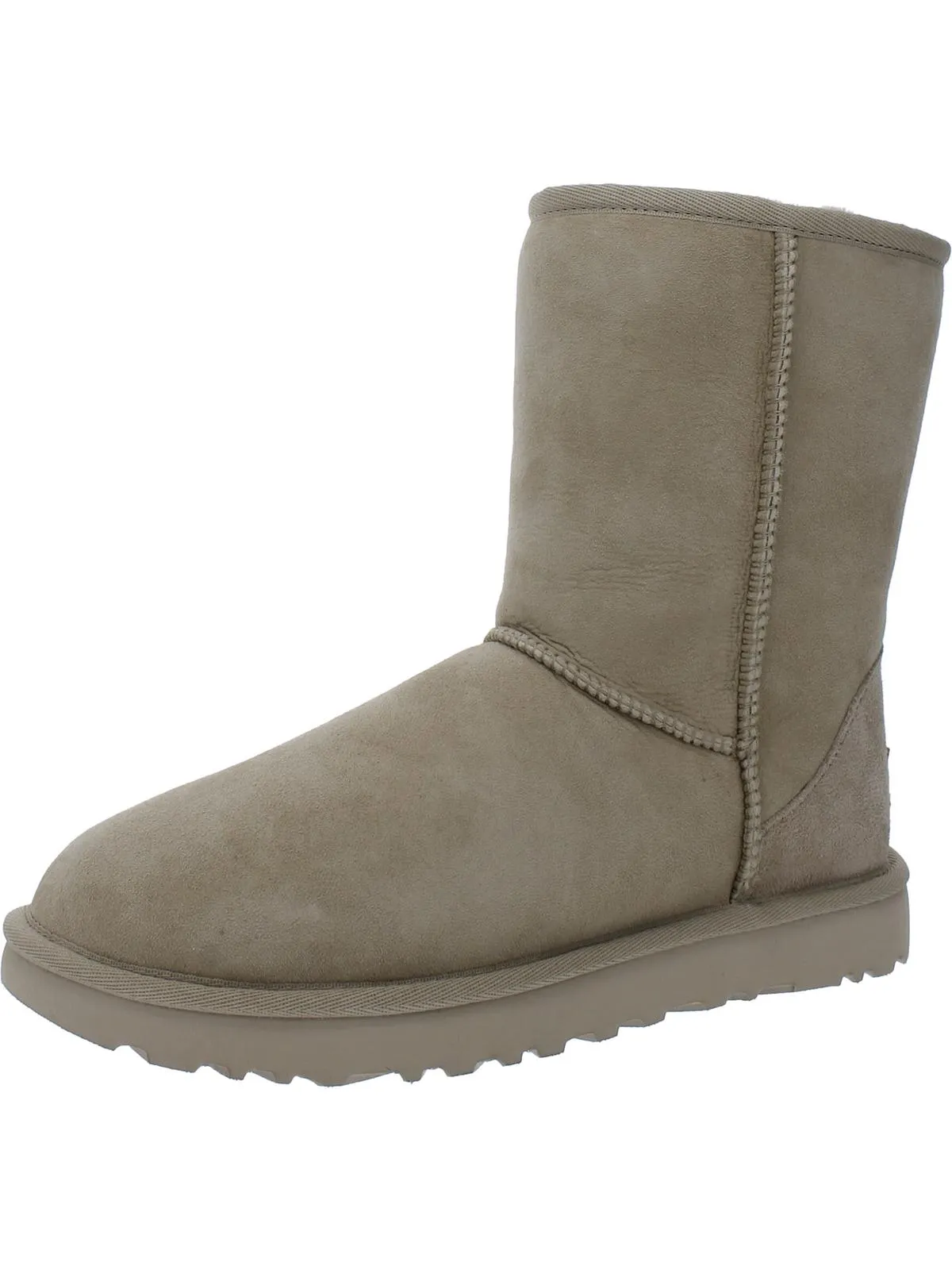 Classic Short II Womens Lined Suede Casual Boots ecco Shoes
