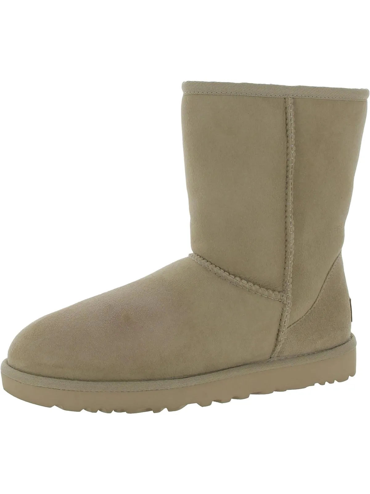 Classic Short II Womens Lined Suede Casual Boots ecco Shoes