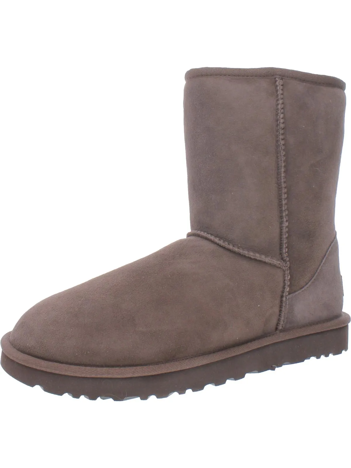 Classic Short II Womens Lined Suede Casual Boots ecco Shoes
