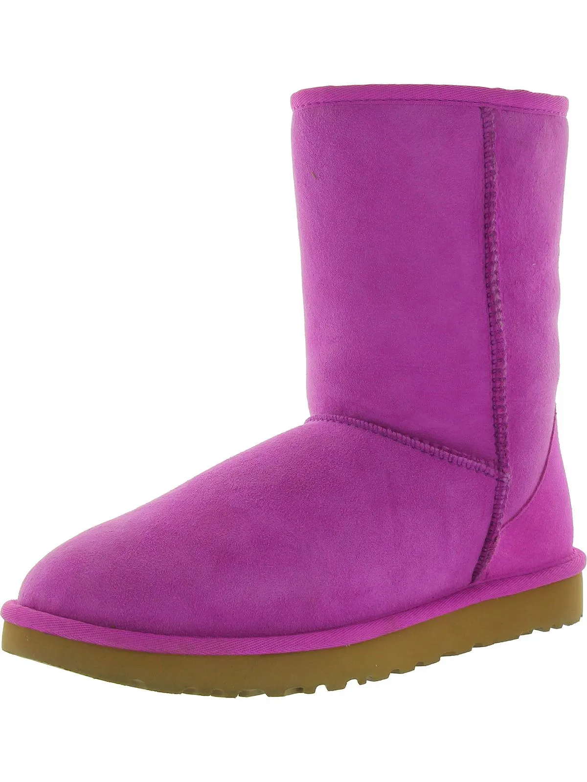 Classic Short II Womens Lined Suede Casual Boots ecco Shoes