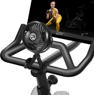 Clip on Fan for Exercise Bike/Tread, Rechargeable Battery Operated Portable Fan for Treadmill Stationary Bike Exercise Machine Octopus-shaped decorative fan