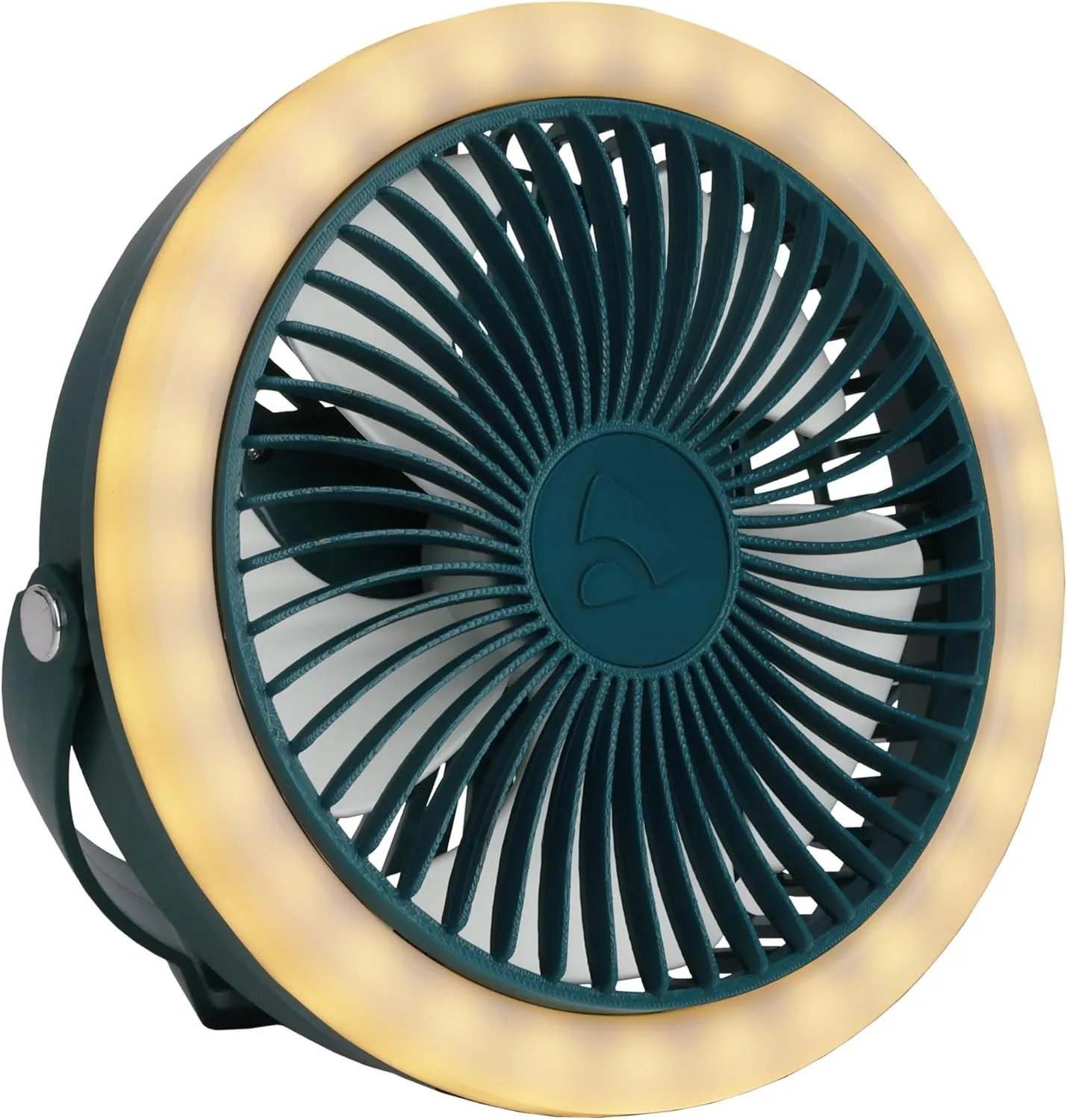 Coghlan's Camping Fan with LED Ring Light Portable Cordless Rechargeable USB-C Battery Fan with Hanging Hook for Tents, Car, RV, Emergency, Travel, Hiking 2-in-1 camping light and fan combo