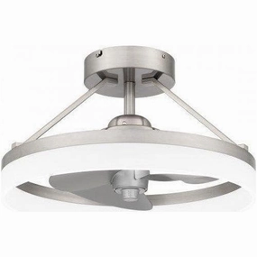 Cohen LED Fandelier quiet ceiling fans with remote control