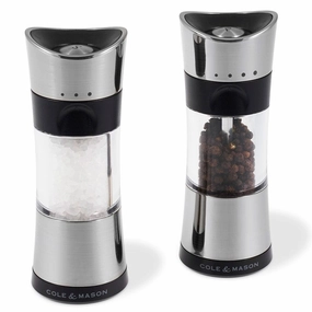 Cole & Mason Horsham Salt & Pepper Set, Chrome
