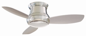 Concept Ii 44" Led 44"Ceiling Fan Brushed Nickel quiet and compact hugger fans