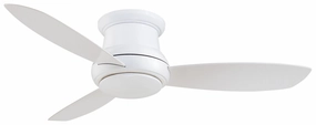 Concept Ii 52" Led 52"Ceiling Fan White quiet and compact hugger fans