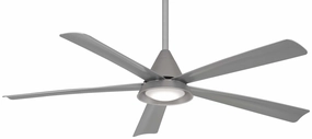 Cone 54" Ceiling Fan in Silver Modern ceiling fan for home cooling
