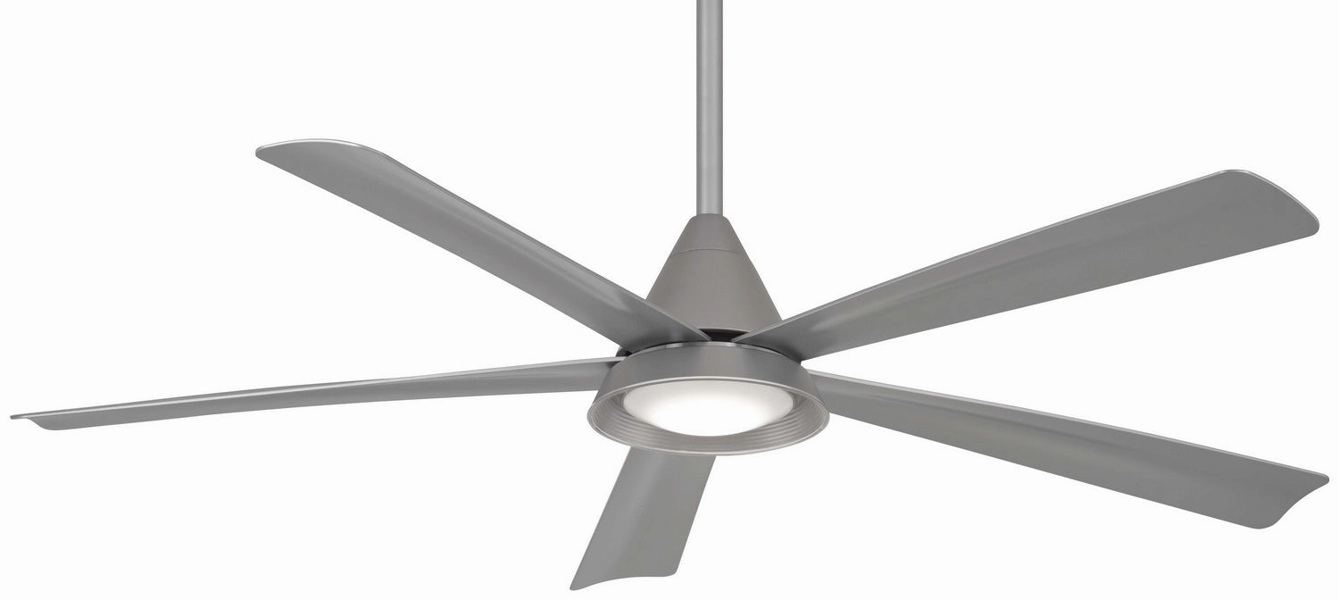 Cone 54" Ceiling Fan in Silver Modern ceiling fan for home cooling