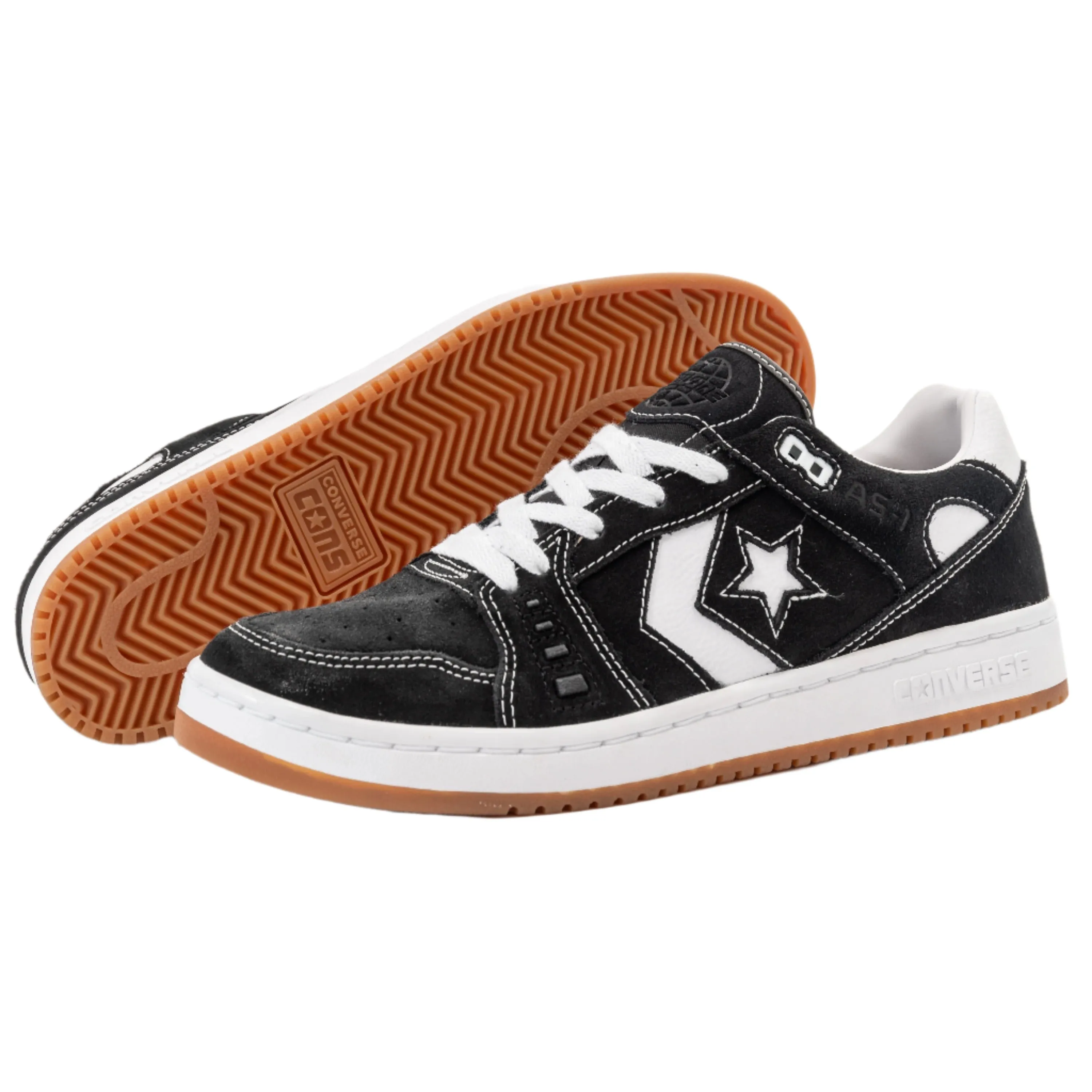 CONS - AS-1 Alexis Sablone Pro Ox (Black/Egret/Gum) Converse Shoes