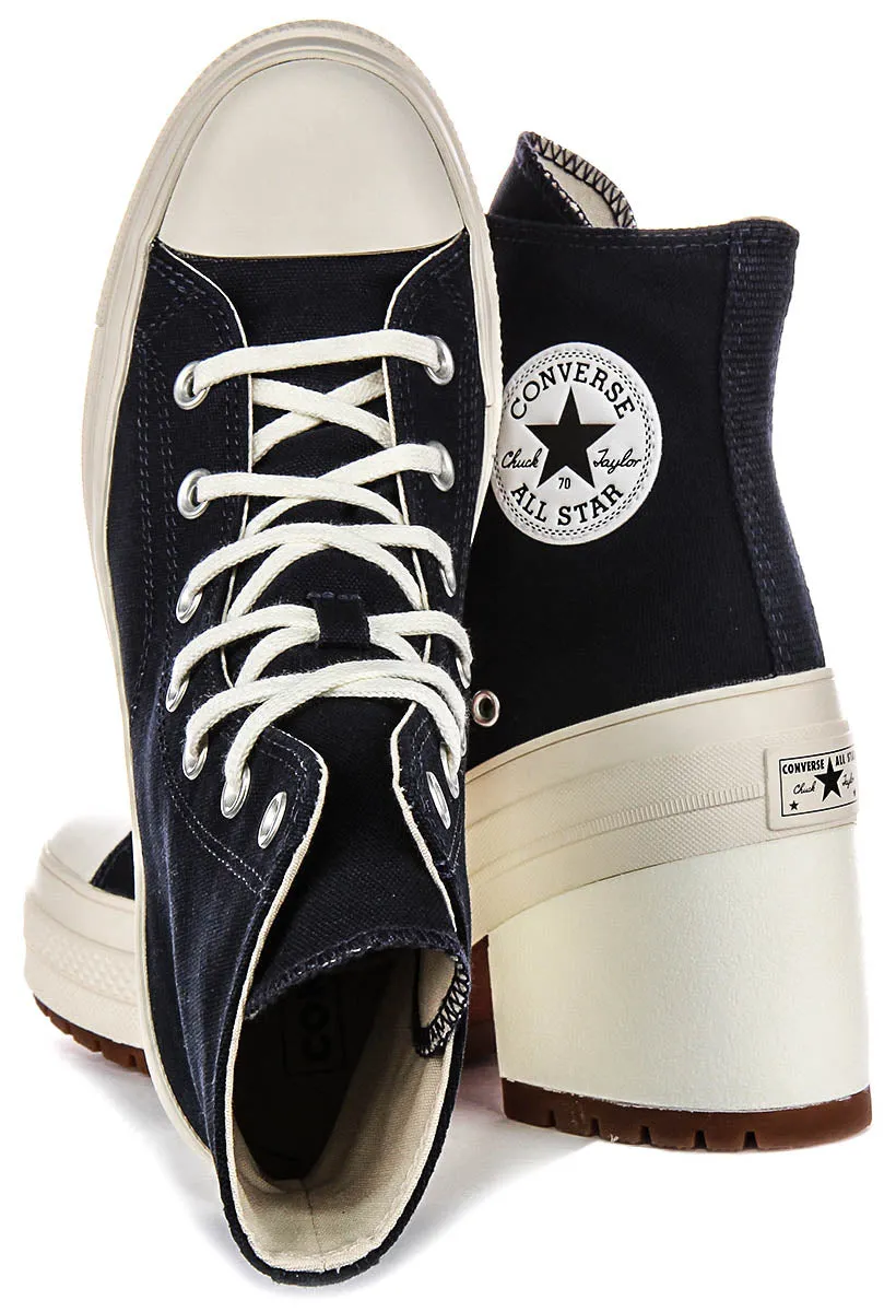 Converse A07565C De Luxe Heel In Navy White Shoes Converse