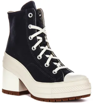 Converse A07565C De Luxe Heel In Navy White Shoes Converse