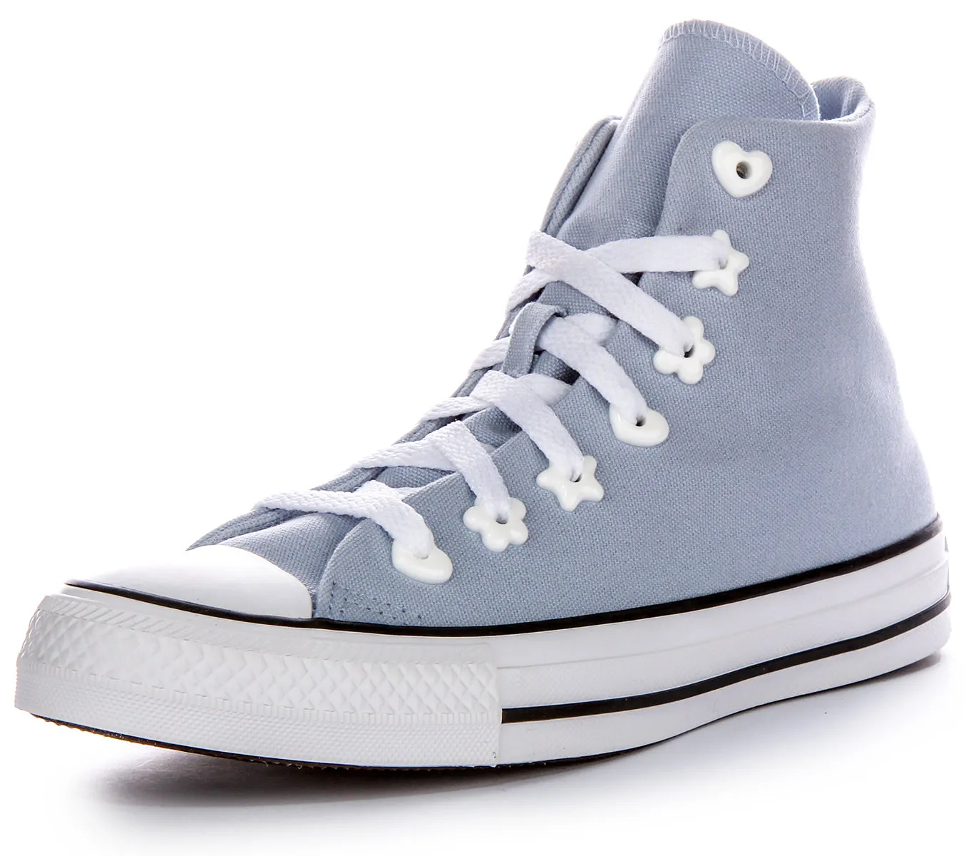 Converse All Star Cloudy Daze Star Eyelets Light Blue Shoes Converse