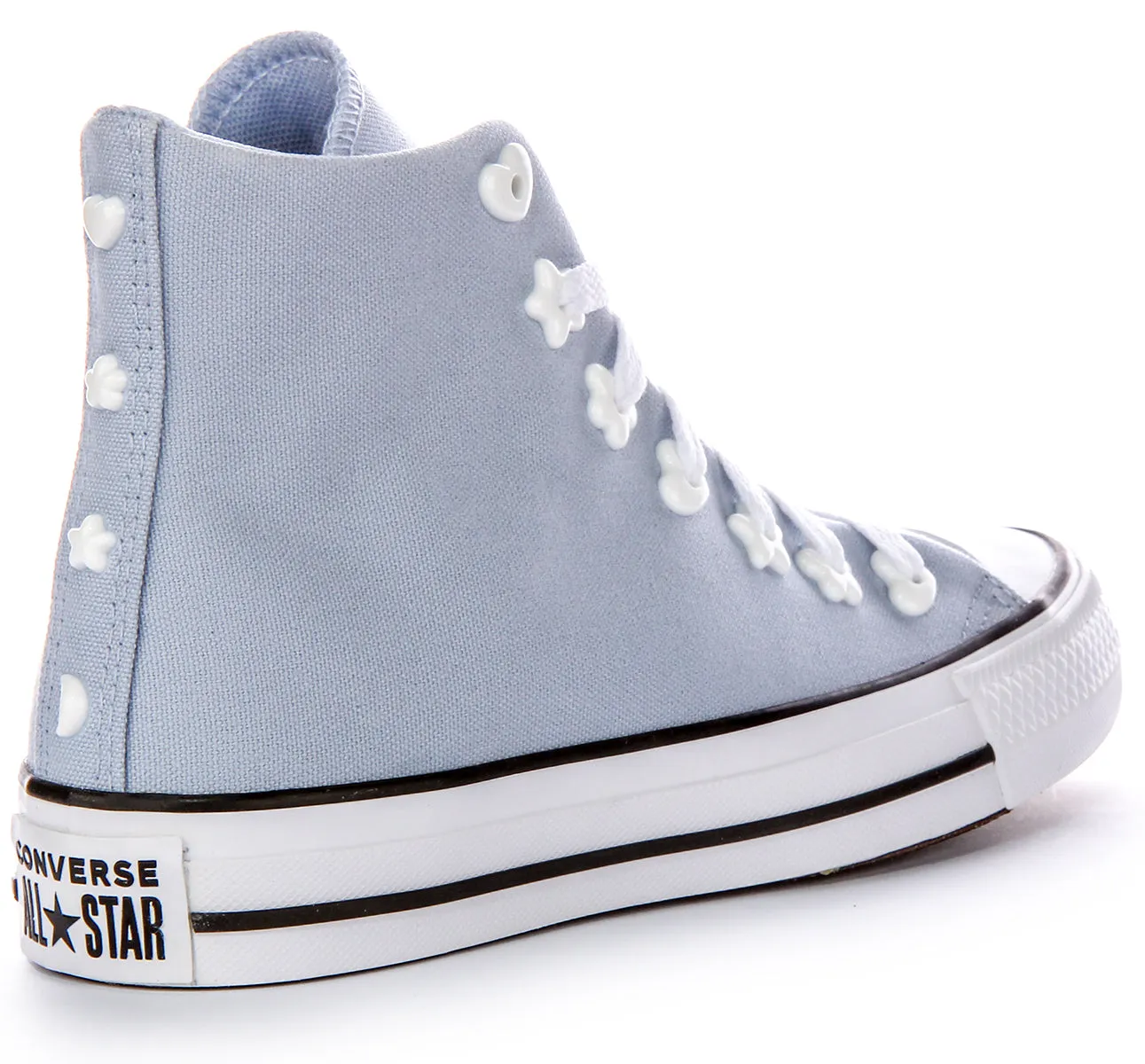 Converse All Star Cloudy Daze Star Eyelets Light Blue Shoes Converse