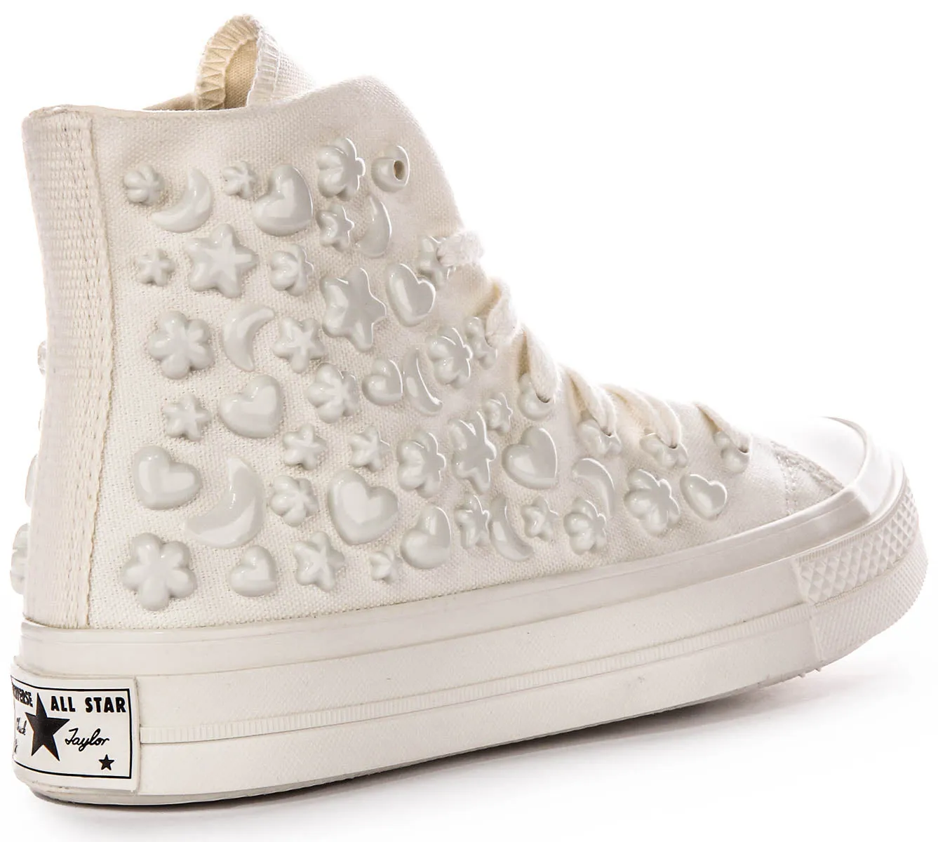 Converse All Star Hi A06434C Charms In White For Women Shoes Converse