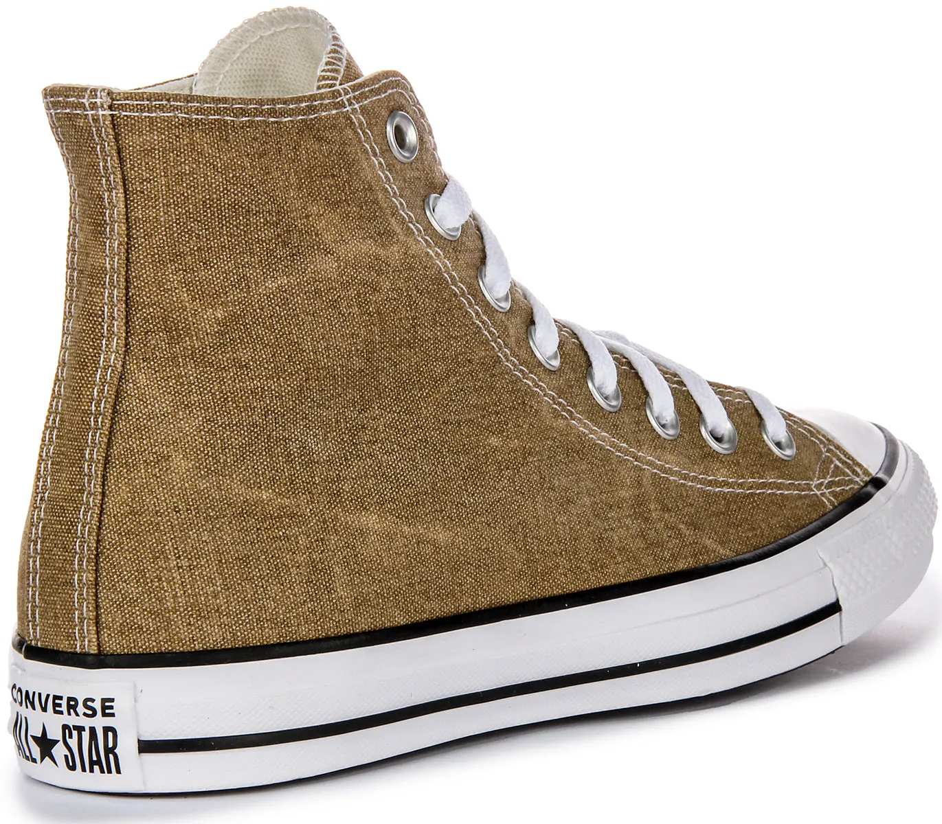 Converse All Star Hi A07456C In Light Brown Washed Shoes Converse