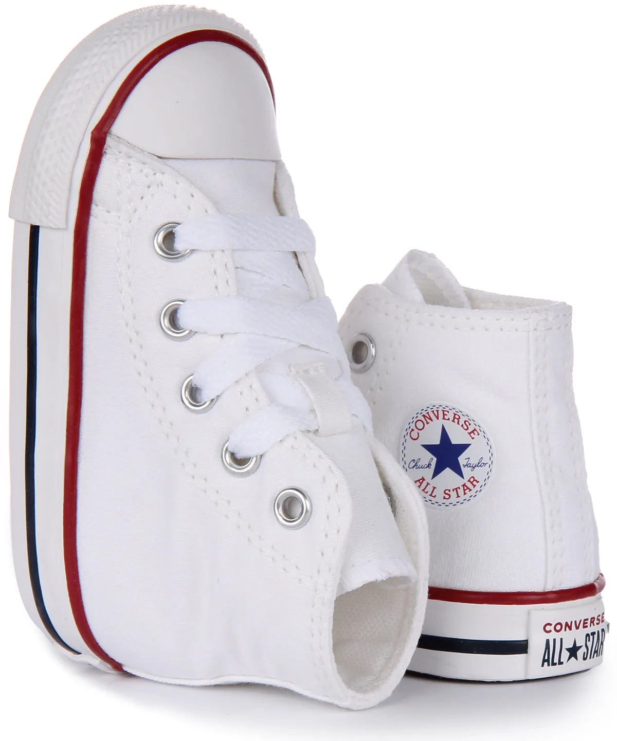 Converse All Star High 7J253C In White For Infants Shoes Converse