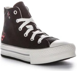 Converse All Star Kids Palftorm Y2K A09122C In Black Red For Kids Shoes Converse