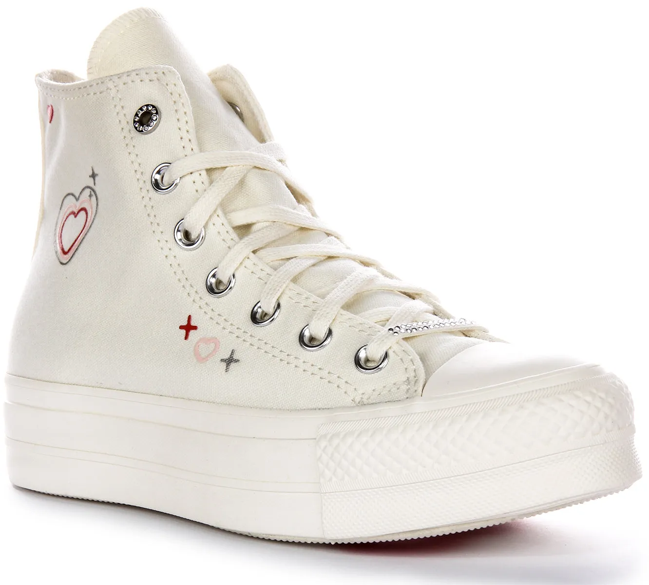 Converse All Star Lift 2K A09114C Platform In White For Women Shoes Converse