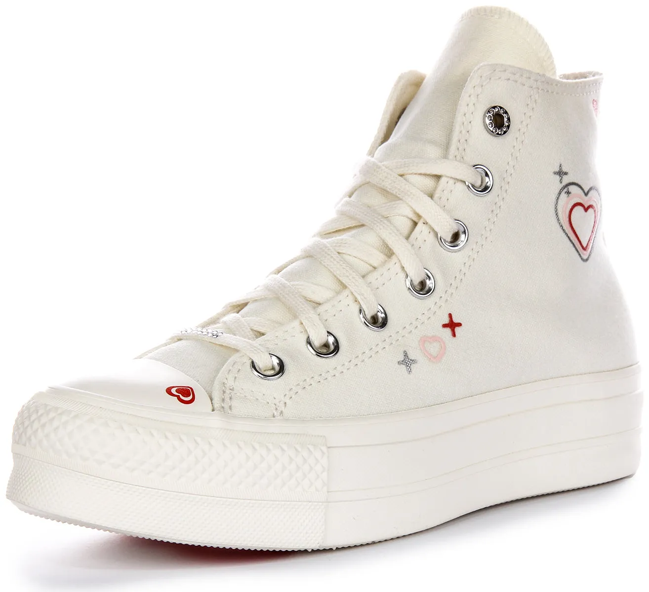 Converse All Star Lift 2K A09114C Platform In White For Women Shoes Converse