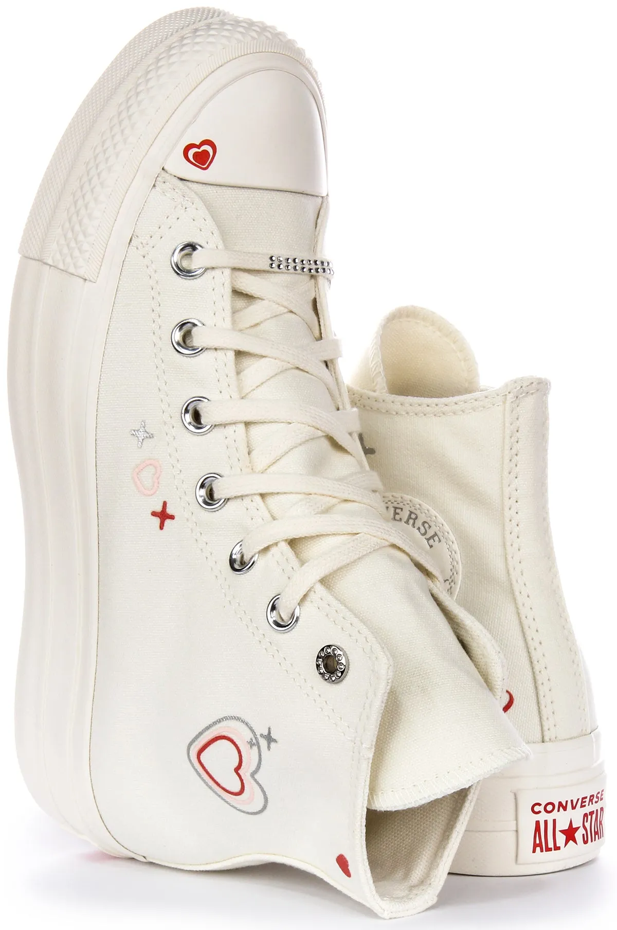 Converse All Star Lift 2K A09114C Platform In White For Women Shoes Converse