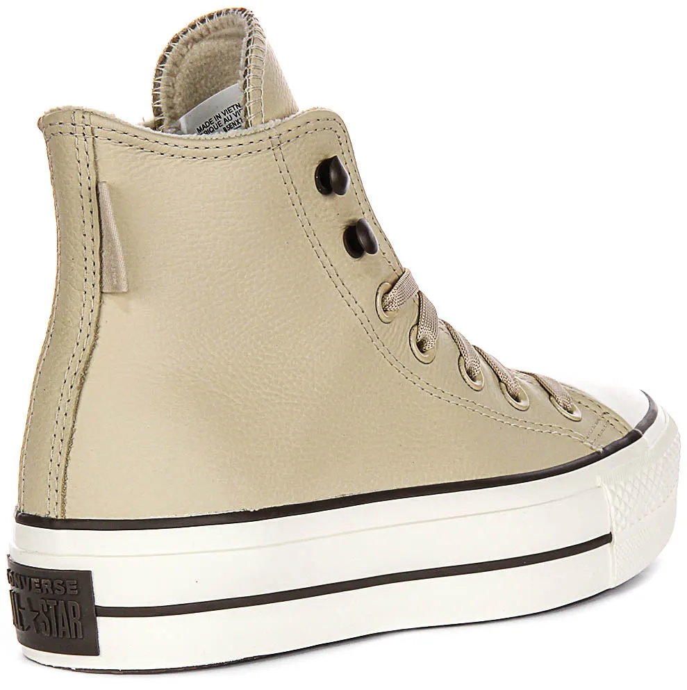 Converse All Star Lift A11158C In Cream For Women Shoes Converse