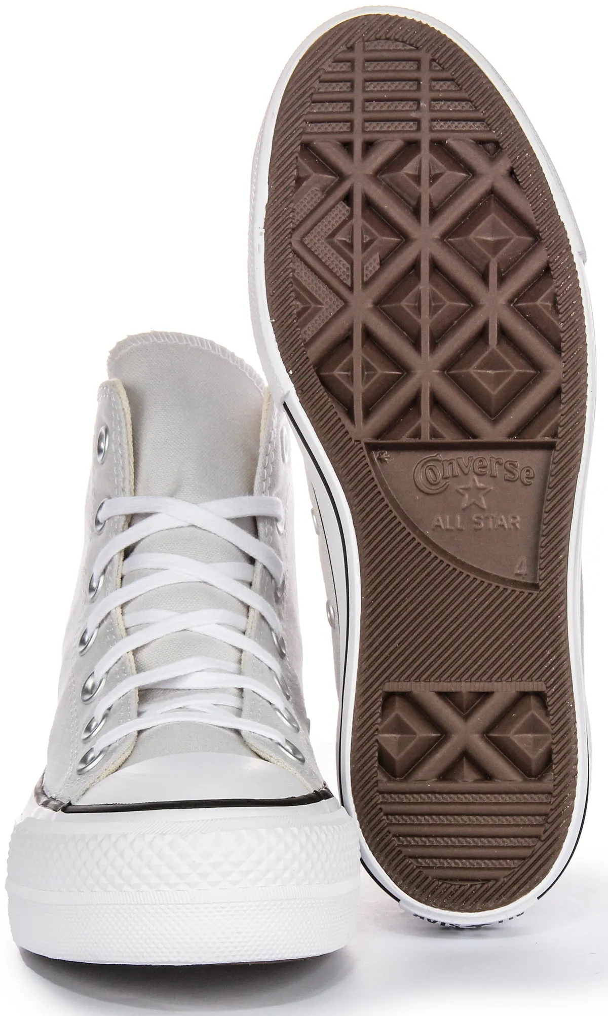 Converse All Star Lift Hi A08287C In Grey White For Women Shoes Converse