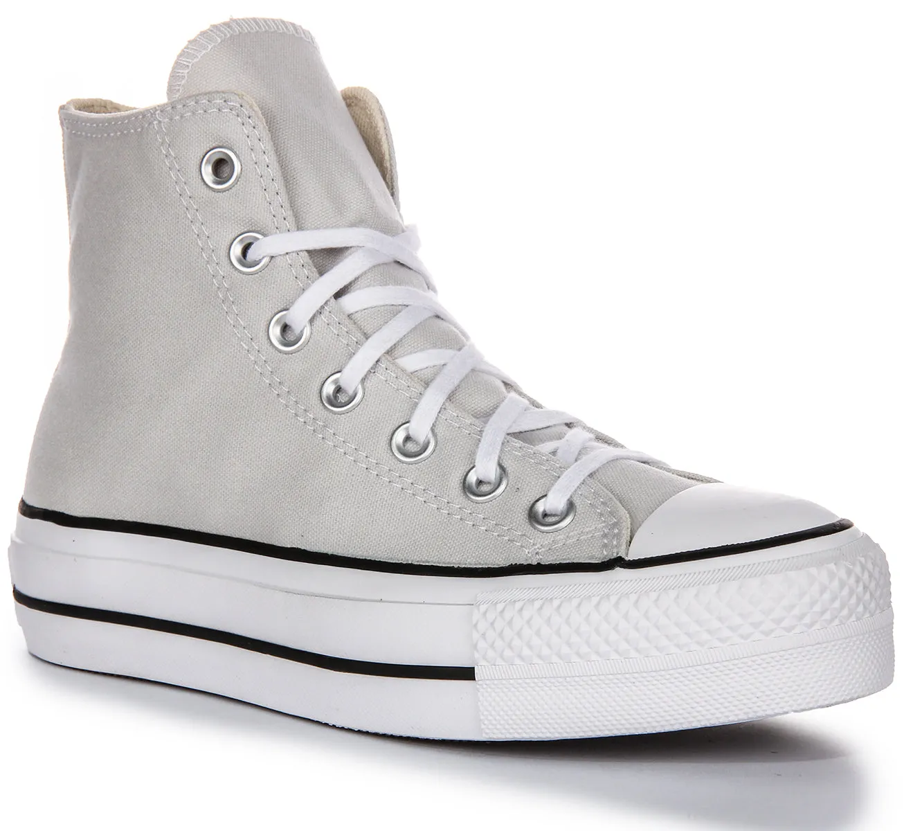 Converse All Star Lift Hi A08287C In Grey White For Women Shoes Converse