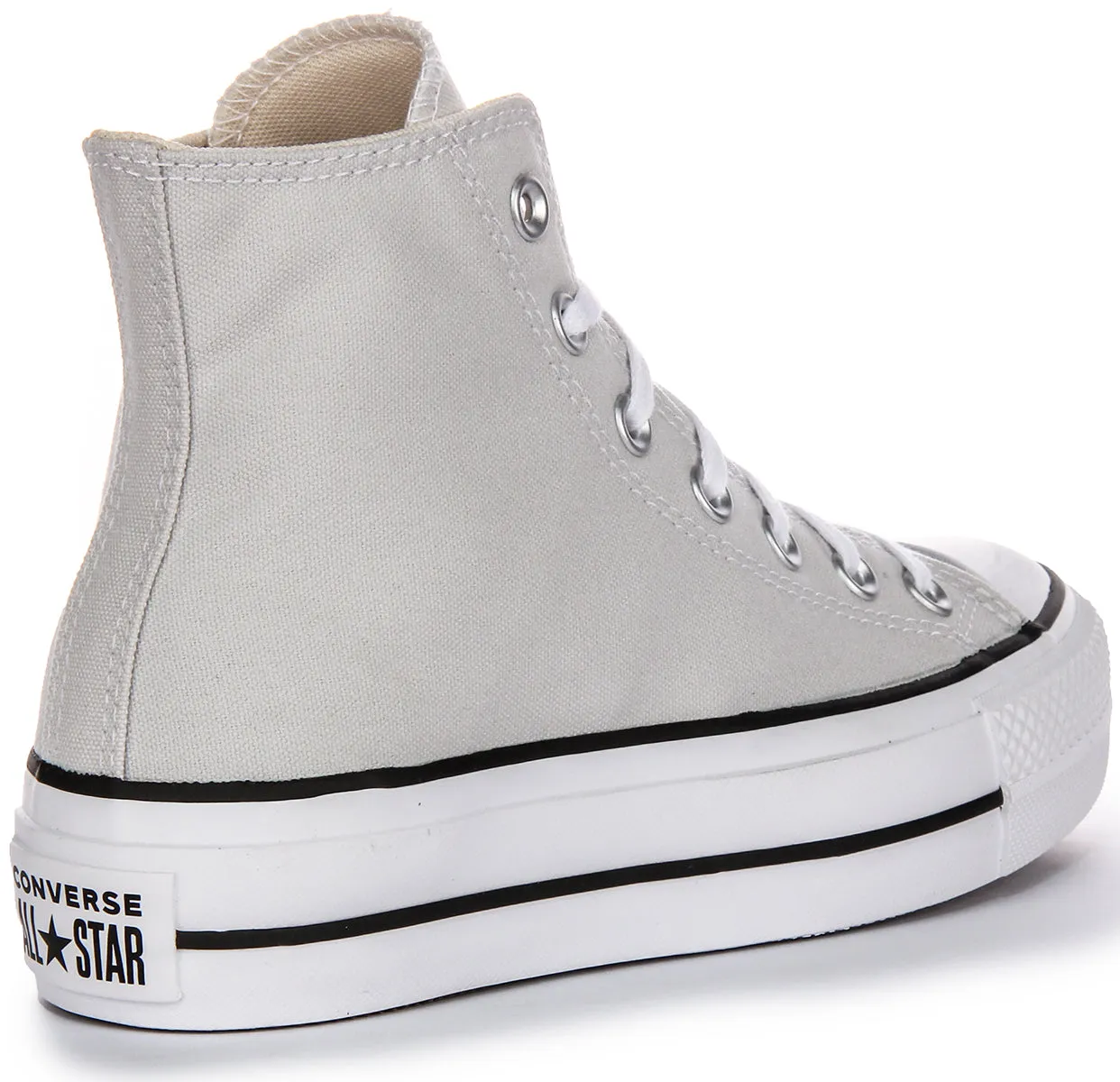 Converse All Star Lift Hi A08287C In Grey White For Women Shoes Converse