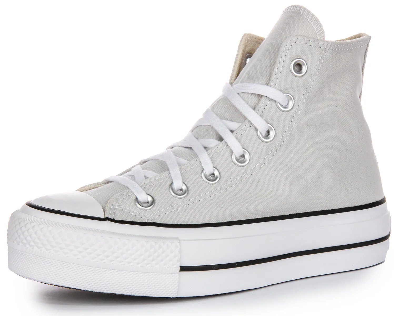 Converse All Star Lift Hi A08287C In Grey White For Women Shoes Converse