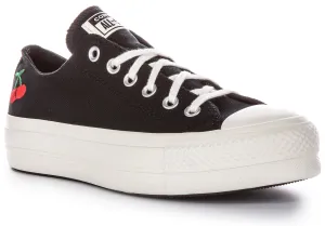 Converse All Star Lift Platform A08862C In Black Cherries Shoes Converse