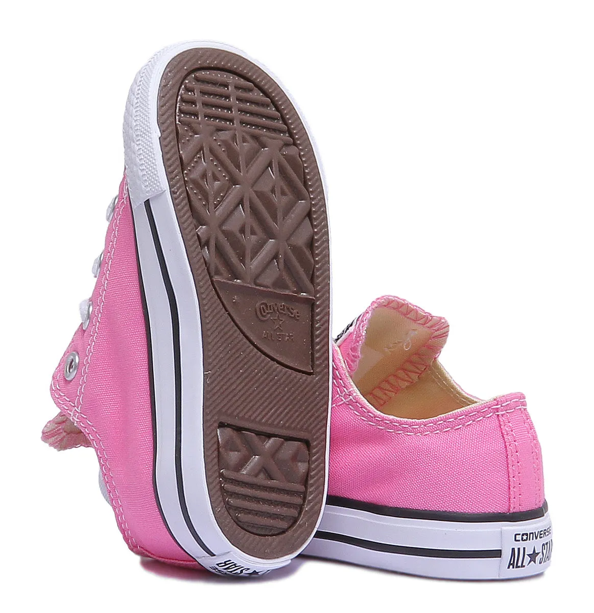 Converse All Star Low Core Trainer In Pink For Infants Shoes Converse