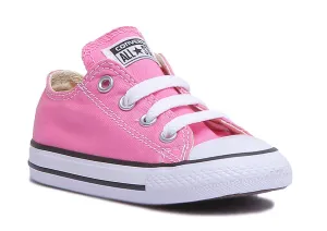 Converse All Star Low Core Trainer In Pink For Infants Shoes Converse