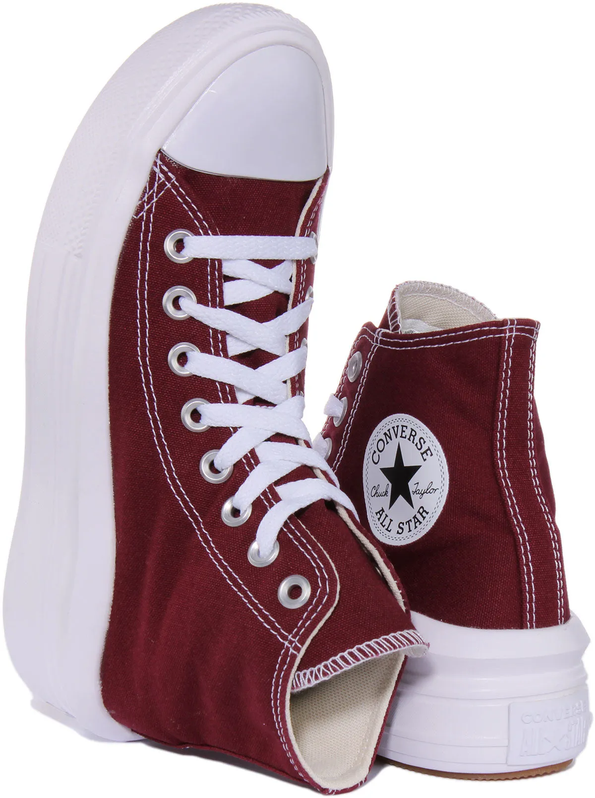 Converse All Star Move A02430C In Maroon Shoes Converse
