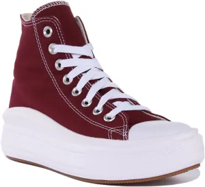 Converse All Star Move A02430C In Maroon Shoes Converse
