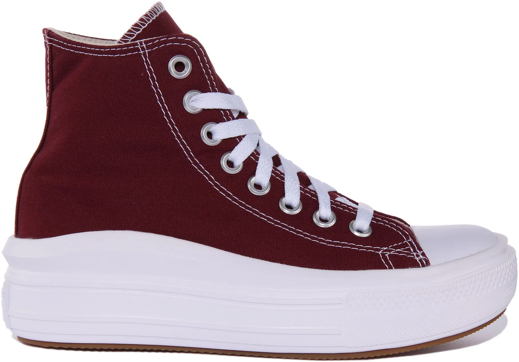 Converse All Star Move A02430C In Maroon Shoes Converse