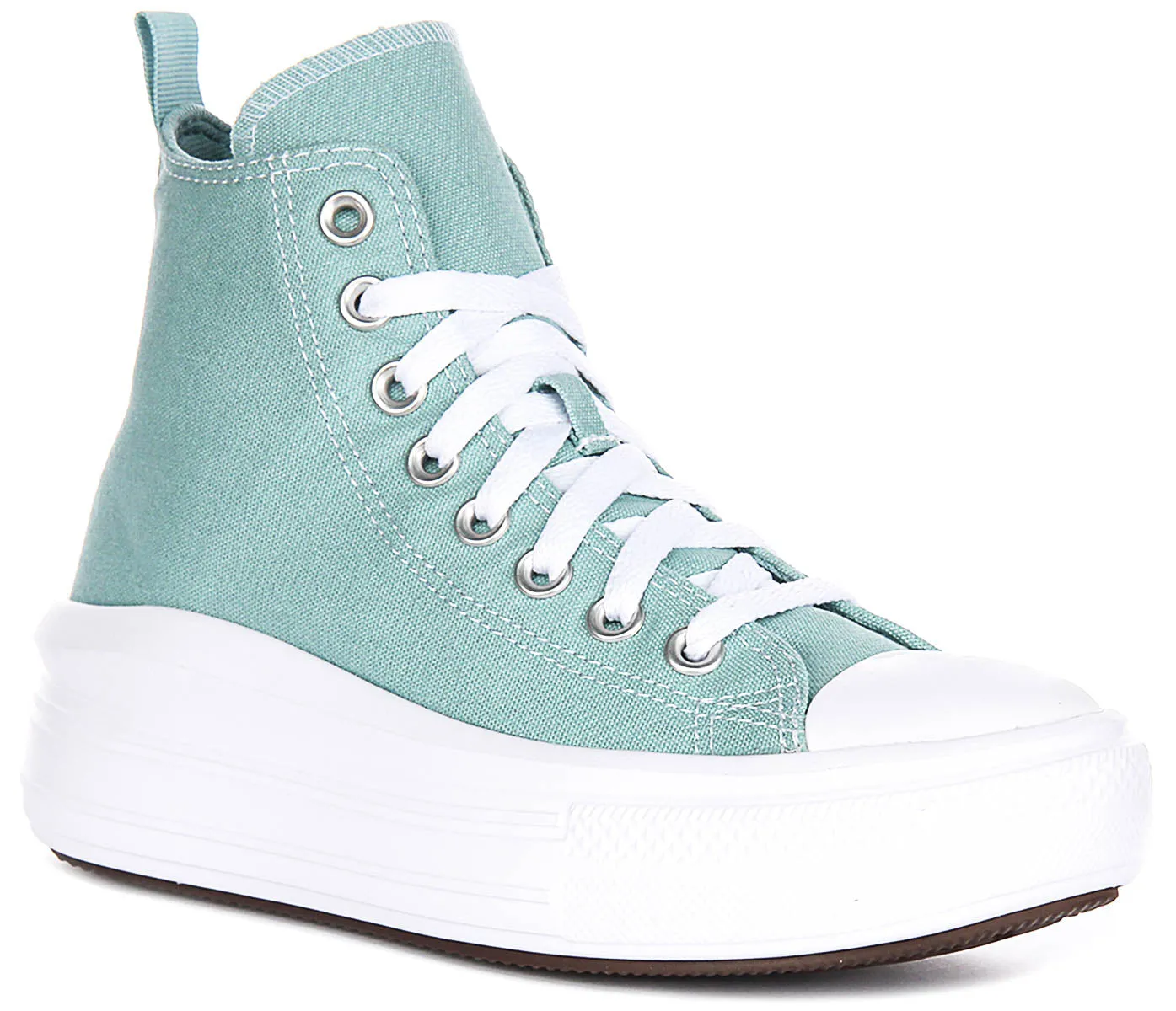 Converse All Star Move A10703C In Mint For Junior Platform Shoes Converse