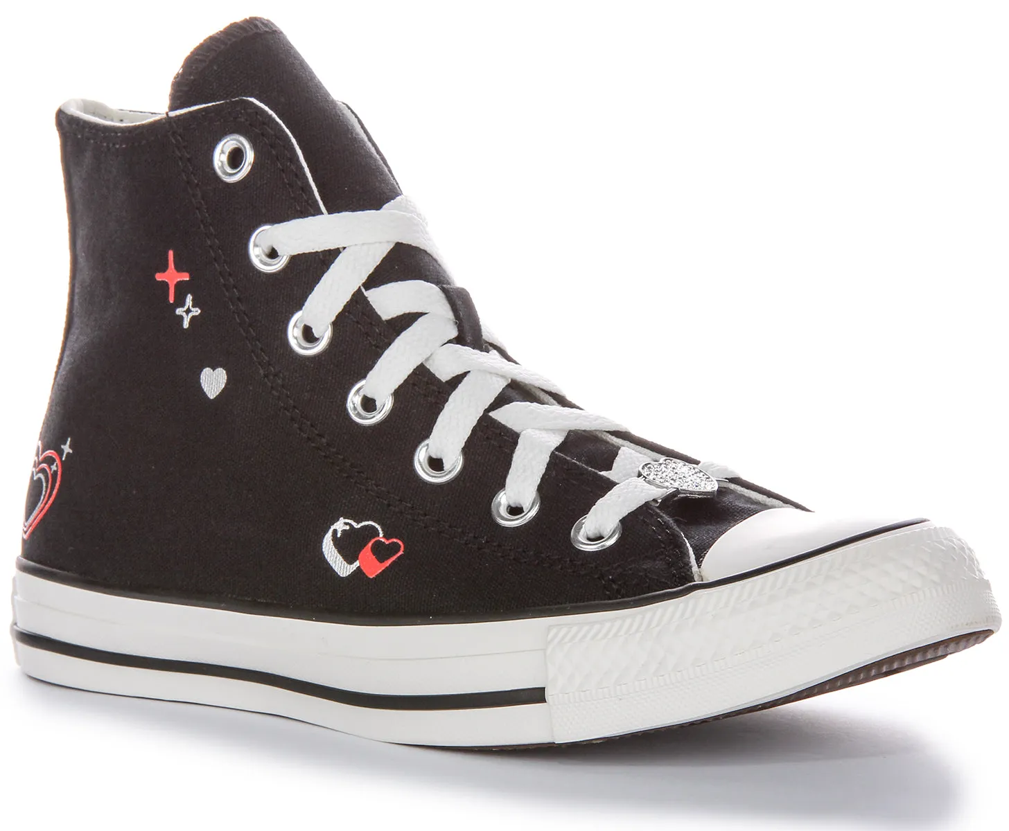 Converse All Stars 2K Heart A09116C In Black For Women Shoes Converse