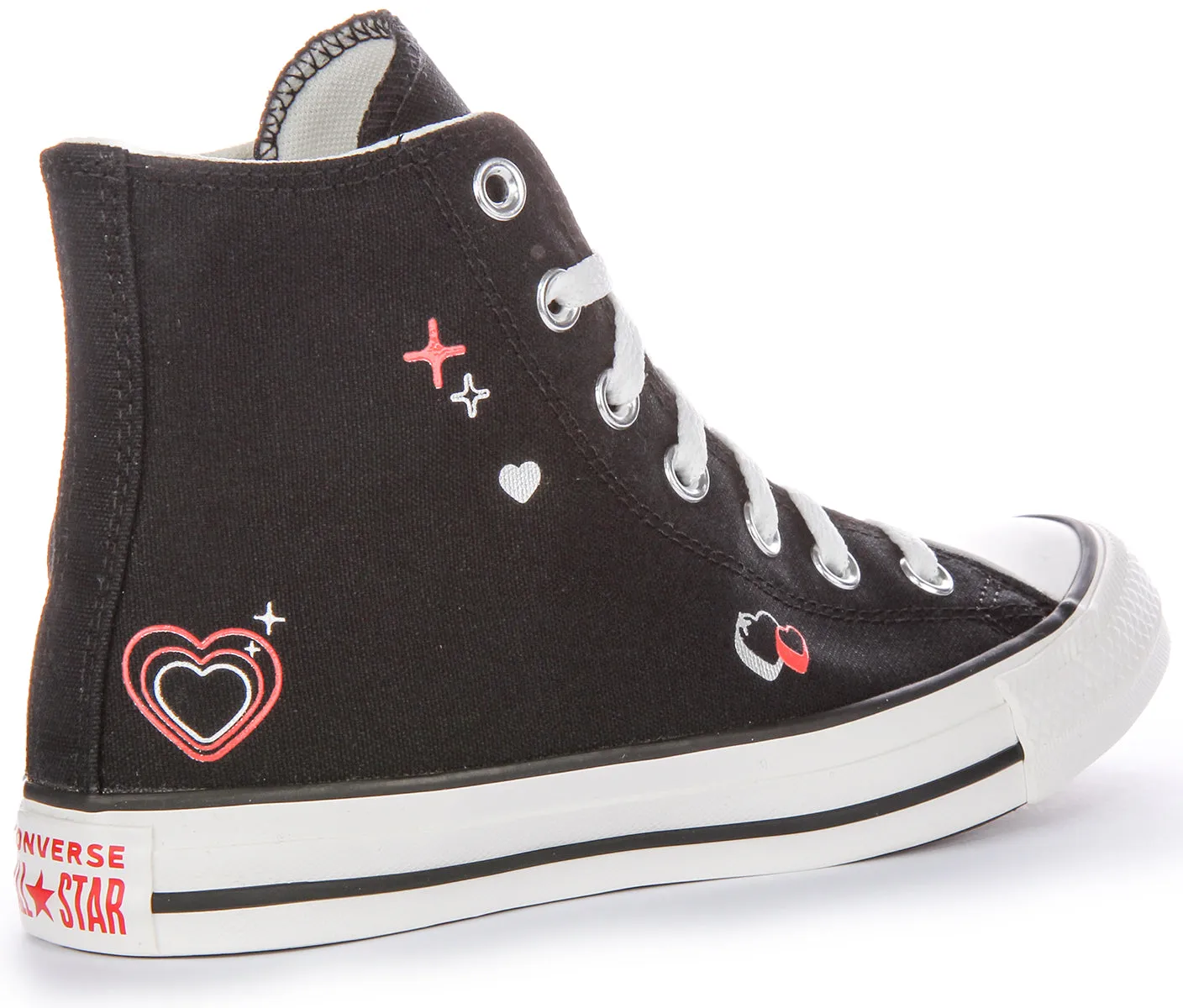 Converse All Stars 2K Heart A09116C In Black For Women Shoes Converse
